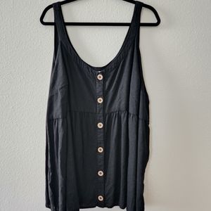 4X Button Tank Terra & Sky Black